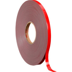 VHB 4655 Tape, 3/4" x 36 Yds, 62 Mil, Dark Gray, 12 Rolls/Case