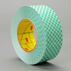 Double Coated Film Tape, 1/2" x 36 Yds., 9 mil, White, 72 Rolls/Case
