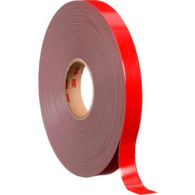 VHB 4611 Tape, 1" x 36 Yds, 45 Mil, Dark Gray, 9 Rolls/Case