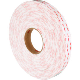 VHB Tape 4950, 1" x 36 Yds., 45 Mil, White, 9 Rolls/Case