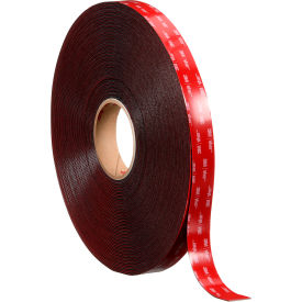 VHB 4947F Tape, 1" x 36 Yds, 45 Mil, Film, Black 9 Rolls/Case