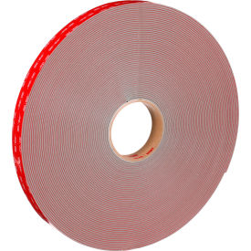 VHB 4941 Tape, 2" x 36 Yds, 45 Mil, Gray, 6 Rolls/Case