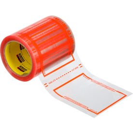 Scotch 824 Pouch Tape, 5" x 6", 2.5 Mil, Transparent, 12 Rolls/Case