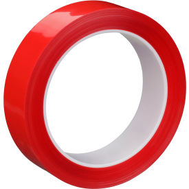 850 Polyester Film Tape, 1"W x 72 Yds., Red, 36 Roll/Case