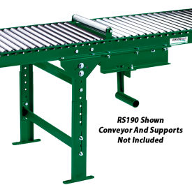 RS190 1-7/8" Dia. Galvanized Steel Hand Operated Roller Stop For 3-1/2" Frame Set, 27" BF