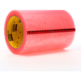 821 Label Protection Tape, 6"W x 72 Yds., 1.6 Mil, Pink, 8/Case