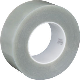 Polyester Tape, 2"W x 72 Yards, 6.3 Mil, Transparent, 24 Rolls/Case