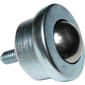 Ball Transfer, Stud Style, 1" Dia. Carbon Steel Ball & Housing, 200 lb. Capacity