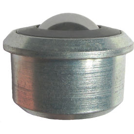 Ball Transfer, Drop In Style, 1-3/16" Dia. Carbon Steel, 500 lb. Capacity