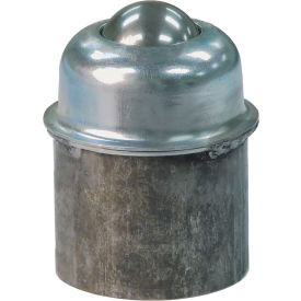 Ball Transfer, Pipe Style, 1-1/2" Dia. Carbon Steel Ball & Housing, 250 lb. Capacity