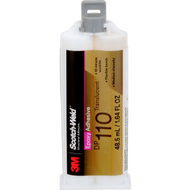 Scotch-Weld DP110 Epoxy Adhesive, Translucent, 48.5 ml Duo Pak
