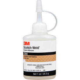 Scotch-Weld CA40 Instant Adhesive, Clear, 1 fl oz, 12 Bottles/Case