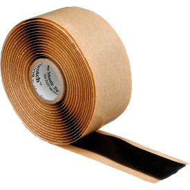 Scotch 2228 Rubber Mastic Tape, 1"W x 10'L, Black, Pack of 12