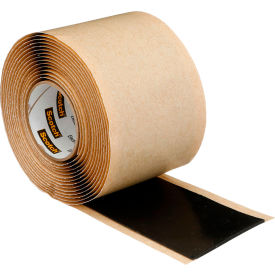 Rubber Mastic Tape, 2"W x 10'L, Black, Pack of 10