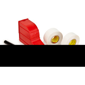 ScotchCode SLS-R Wire Marker Tape Refill Roll, 1" x 2-1/8", Red, Pack of 10
