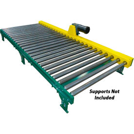 Chain Driven Live Roller Conveyor, CTR Drive, 2-1/2" Dia., 55" BF, 1HP, 10'L
