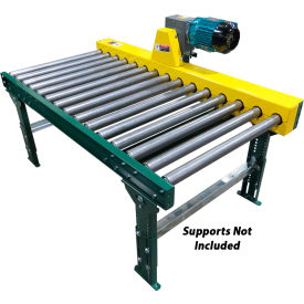 Chain Driven Live Roller Conveyor, CTR Drive, 1-7/8" Dia., 30" BF, 1HP, 10'L