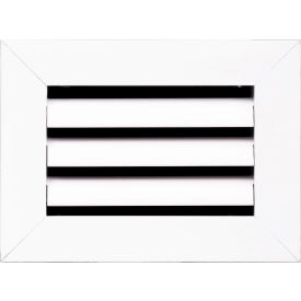Aluminum Return Air Vent Grille, 6" X 4", White