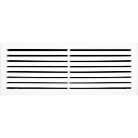 Aluminum Return Air Vent Grille, 24" x 8", White