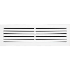 Aluminum Return Air Vent Grille, 24" x 6", White