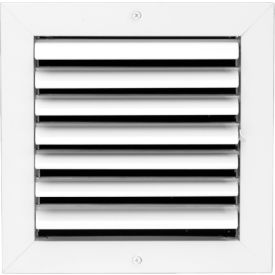 1-Way Aluminum Ceiling Diffuser, 8" x 8", White