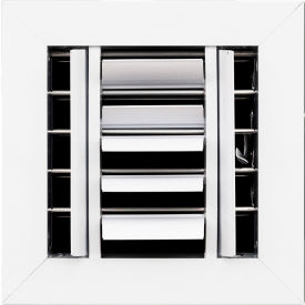 4-Way Aluminum Ceiling Diffuser, 8" x 8", White