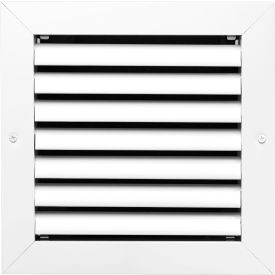 Aluminum Return Air Vent Grille, 8" X 8", White