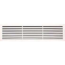 Aluminum Return Air Vent Grille, 36" x 8", White