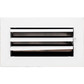 1-Way Aluminum Ceiling Diffuser, 10" x 4", White