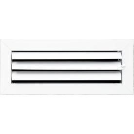 1-Way Aluminum Ceiling Diffuser, 12" x 4", White