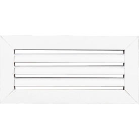 Aluminum Return Air Vent Grille, 12" x 6", White
