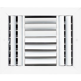 4-Way Aluminum Ceiling Diffuser, 10" x 8", White