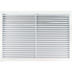 Exterior Wall Aluminum Return Air Vent Grille, 32" x 22", White