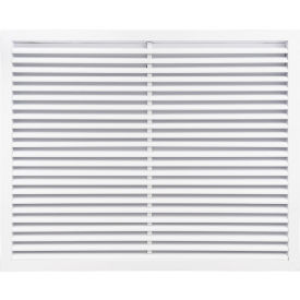 Exterior Wall Aluminum Return Air Vent Grille, 26" x 16", White