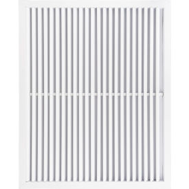 Exterior Wall Aluminum Return Air Vent Grille, 30" x 24", White