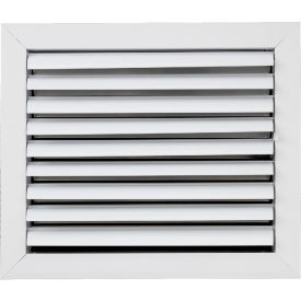 1-Way Aluminum Ceiling Diffuser, 12" x 10", White