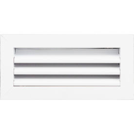 Exterior Wall Aluminum Return Air Vent Grille, 10" x 4", White