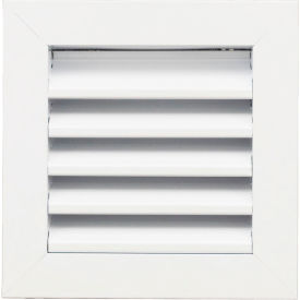 Exterior Wall Aluminum Return Air Vent Grille, 6" x 6", White