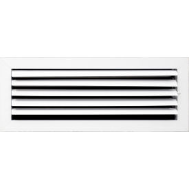 1-Way Aluminum Ceiling Diffuser, 14" x 4", White
