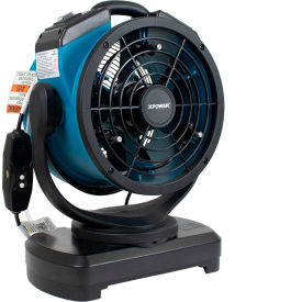 11" Oscillating Portable Outdoor Cooling Misting Fan with Built-In Water Pump & Hose