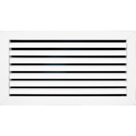 Aluminum Return Air Vent Grille, 16" x 8", White