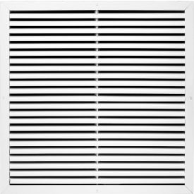 Aluminum Return Air Vent Grille, 18" x 18", White