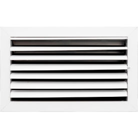 1-Way Aluminum Ceiling Diffuser, 14" x 8", White