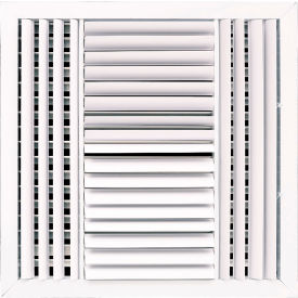 4-Way Aluminum Ceiling Diffuser, 18" x 18", White