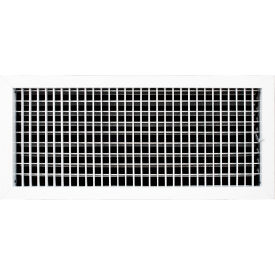 Aluminum Adjustable 1-Way Deflection Wall Register, 24" x 10", White