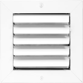 1-Way Aluminum Ceiling Diffuser, 6" x 6", White