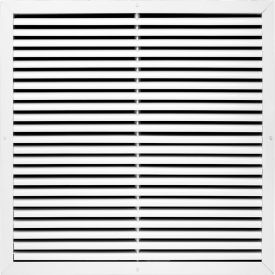 Aluminum Return Air Vent Grille, 22" x 22", White