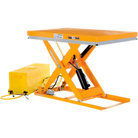 Steel Work Station Electric Hydraulic Scissor Table, 48"L x 32"W, 1500 Lb. Capacity