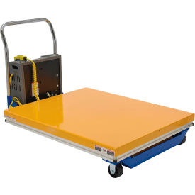 Steel DC Powered Scissor Cart, 48" x 40" Platform, 1000 lb. Capacity