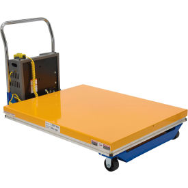 Steel DC Powered Scissor Cart, 48" x 40" Platform, 1500 lb. Capacity